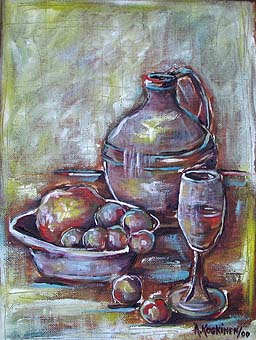 Arja Krossbeckin maalaus