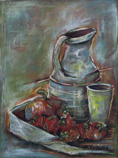 Arja Krossbeckin maalaus