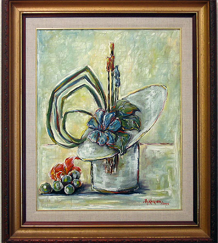 Arja Krossbeckin maalaus