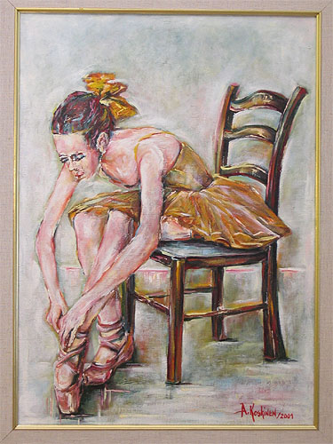 Arja Krossbeckin maalaus