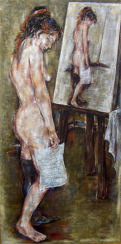 Arja Krossbeckin maalaus