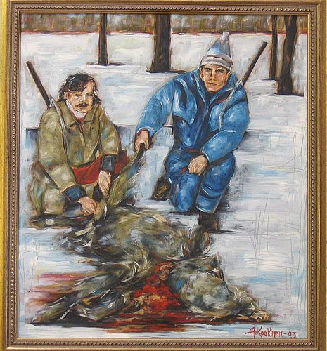 Arja Krossbeckin mets�stys maalaus