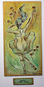 Arja Krossbeckin maalaus