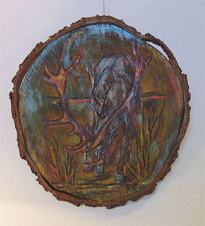 Arja Krossbeckin maalaus