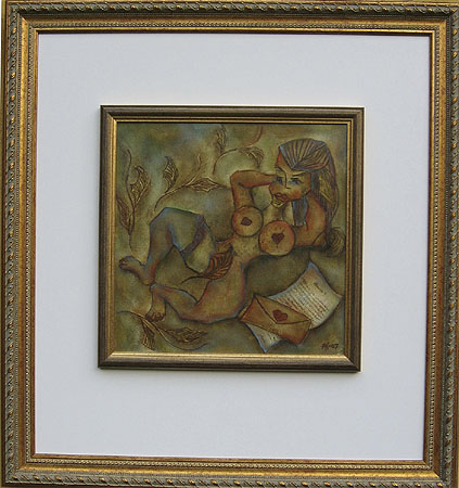 Arja Krossbeckin maalaus