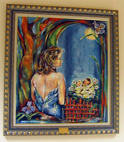 Arja Krossbeckin maalaus