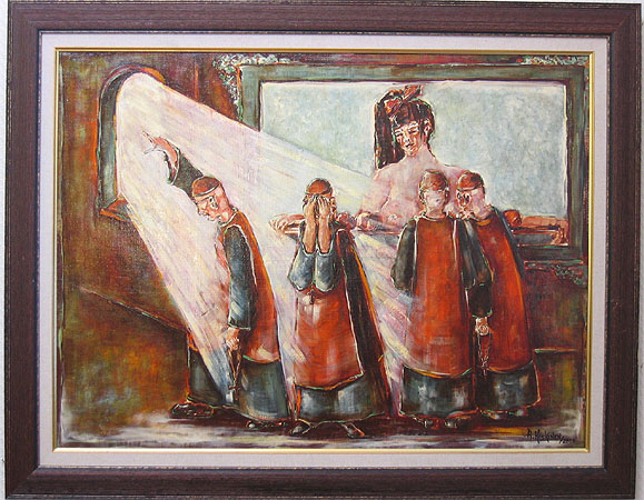 Arja Krossbeckin maalaus