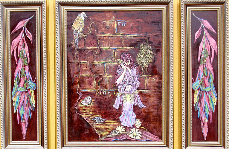 Arja Krossbeckin öljyvärimaalaus