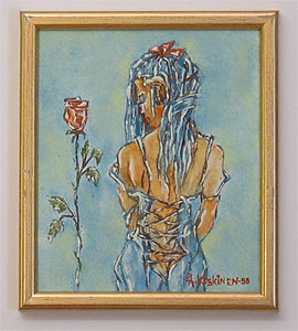 Arja Krossbeckin maalaus