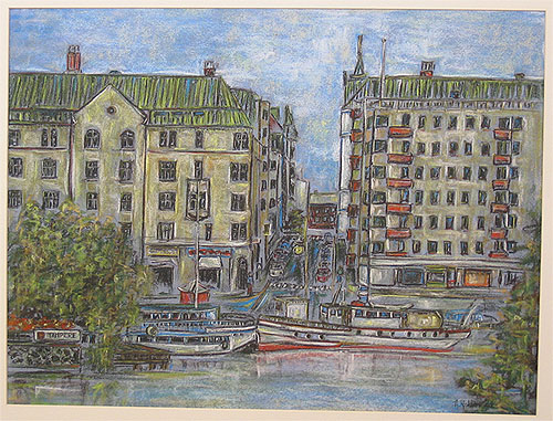 Arja Krossbeckin maalaus