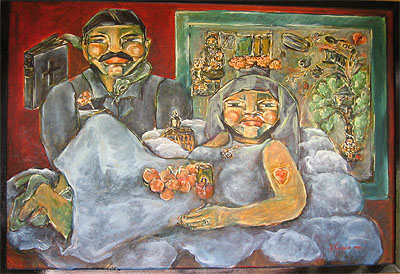 Arja Krossbeckin maalaus