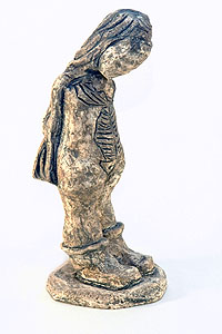 Arja Krossbeckin rakusaviveistos